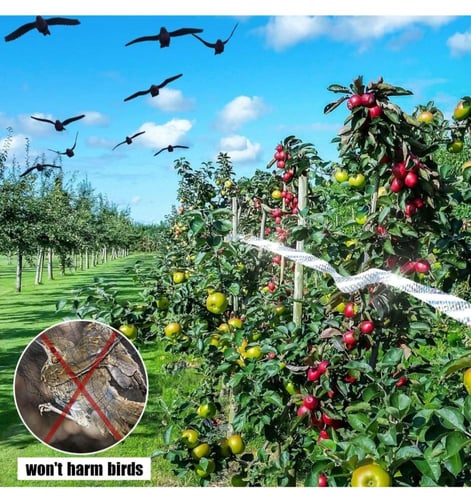 شريط طارد للطيور عاكس للضوء، ويستخدم لإبعاد الطيور...