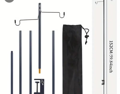 ستاند متعدد الوظائف قابل للطي حامل إضاءة ومصابيح ل...