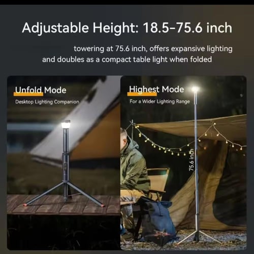 مصباح يدوي متعدد الوظائف 3 في 1 ، مغناطيسي LED