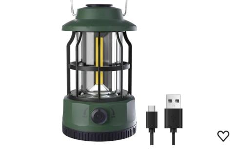 مصباح فانوس يدوي محمول للتخييم والبر