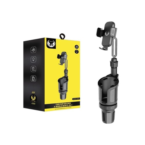 حامل هاتف للسيارة 2 في 1 قابل للدوران 360 درجة وحا...