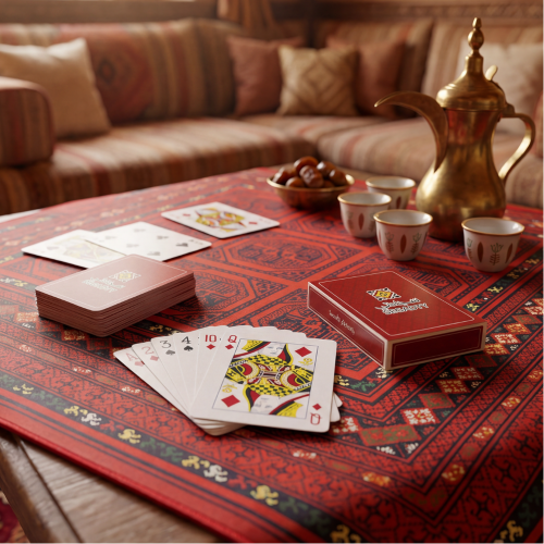 بكج صكة البلوت - سجادة البلوت + ورق ضد الثني مجانا...