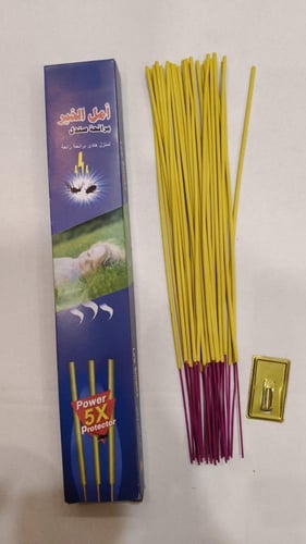 اعواد امل الخير طارد الناموس والذباب برائحة الصندل