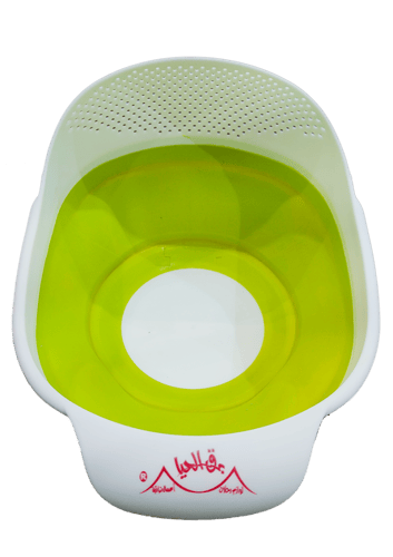 صحن سليكون مع مصفى 6-912 قابل للطي