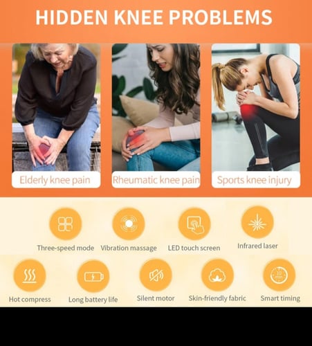 جهاز تدليك الركبة بالتسخين مع علاج طبيعي بالاهتزاز...