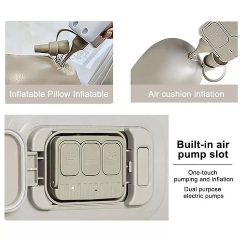 مرتبة هوائية قابلة للنفخ مللي أمبير مع منفاخ مدمج...