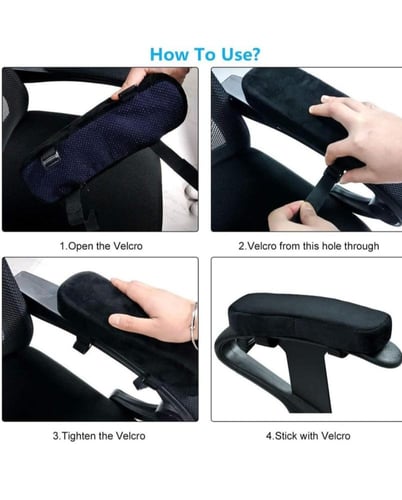 وسائد دعم مبطنة لمساند الذراع للكراسي حبة واحدة