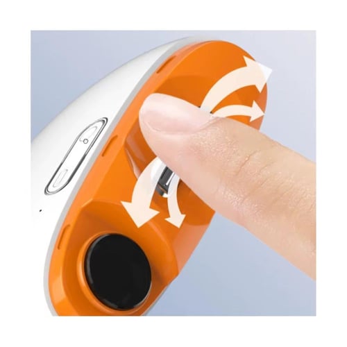 ماكينة قص الأظافر الكهربائية 2 في 1 مع إضاءة LED |...