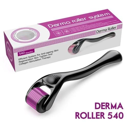 أداة ديرما رولر (Derma Roller) للعناية بالبشرة، وت...