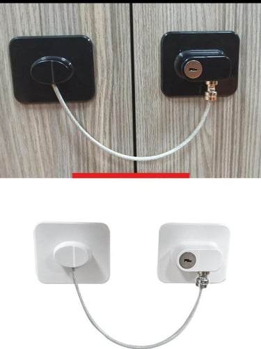 قفل الثلاجة قفل الثلاجة، Topwey 2 حزمة أقفال خزانة...