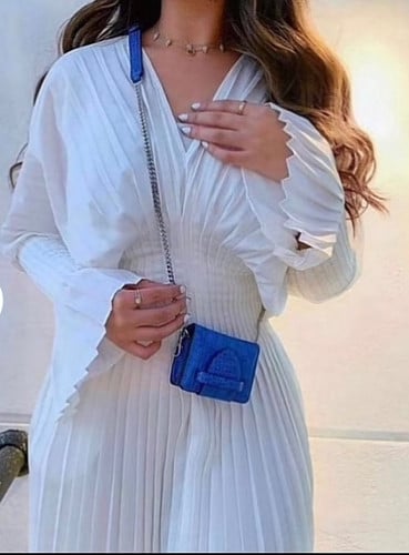 فستان بكسرات