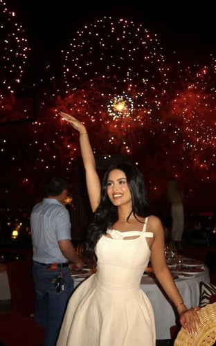 فستان ساره الشهري