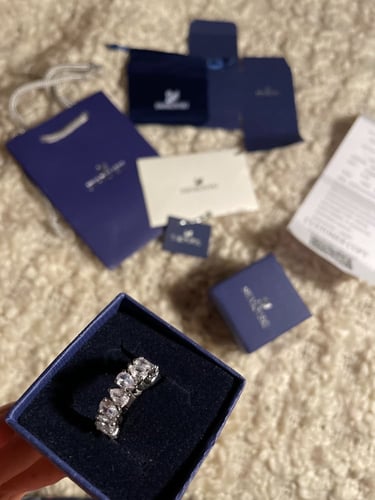 خاتم ناعم سوارفسكي