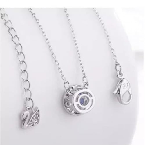 قلادة البلورة سوارفسكي تقليد مع الملحقات