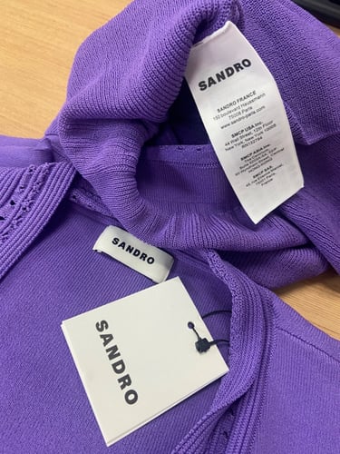 فستان ساندرو البنفسجي