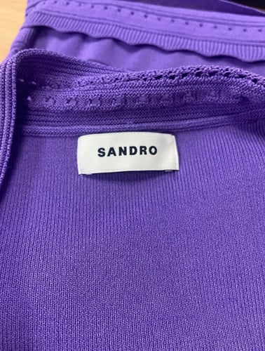 فستان ساندرو البنفسجي