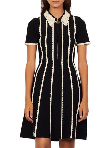 فستان ساندرو قصير اسود