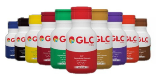 مركزات ألوان GLC علبة 10 ألوان
