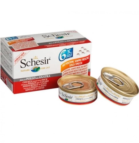 معلبات الدجاج مع لحم البط في الماء المطهي من شركة...