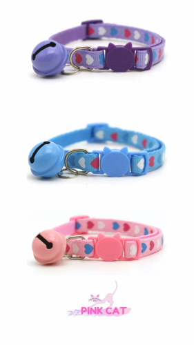 طوق للحيوانات الأليفة مع جرس