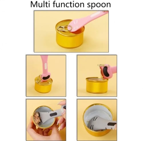 غطاء تخزين الطعام مع ملعقة