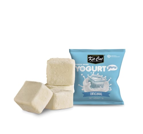 مكافأة زبادي مجففة بالتجميد بالنكهة الطبيعيه 10 ×...