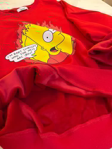 Bart Simpson Sweater(red)