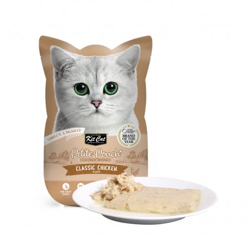 أظرف بتيت باوتش بالدجاج كلاسيك 70 غ من شركة KitCat
