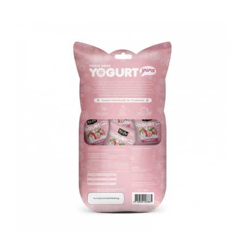 مكافأة زبادي مجففة بالتجميد بالفراولة10 × 1 جرام م...