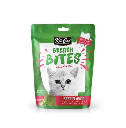 مكافأة بريث بايتس بنكهة لحم البقري للعناية بالاسنا...