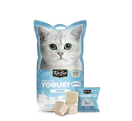 مكافأة زبادي مجففة بالتجميد بالنكهة الطبيعيه 10 ×...