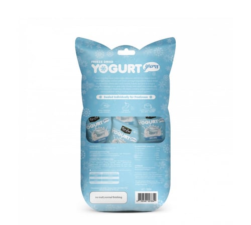 مكافأة زبادي مجففة بالتجميد بالنكهة الطبيعيه 10 ×...