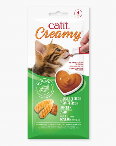 مكافآت كريمية بالدجاج ولحم الضان من شركة Catit