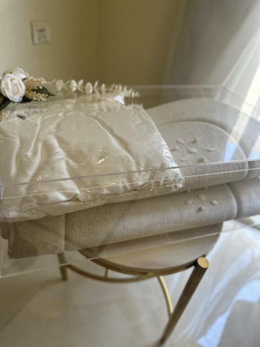 2 سجاده الاحجار + 2 شرشف مع بوكس