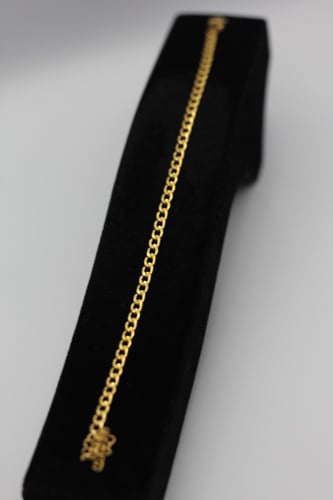 (Gold Bracelet) O&A إسوارة حلقات صغير مطلي ذهبي