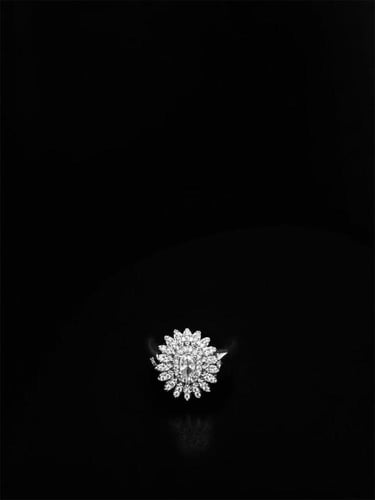 طقم زيركون مطلي O&A