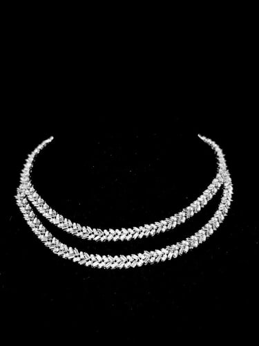 طقم زيركون مطلي O&A