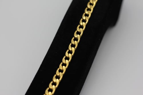 (Gold Bracelet) O&A إسوارة حلقات كبير مطلي ذهبي