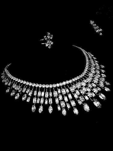 طقم زيركون مطلي O&A