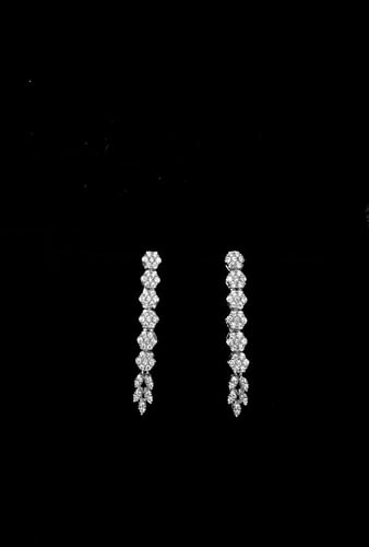 طقم زيركون مطلي O&A