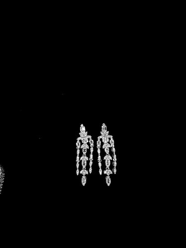 طقم زيركون مطلي O&A