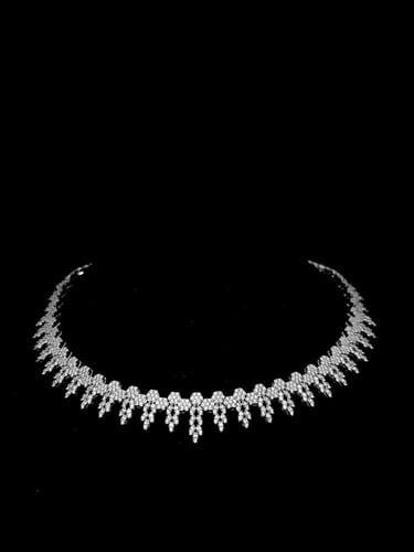 طقم زيركون مطلي O&A