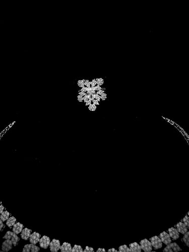 طقم زيركون مطلي O&A