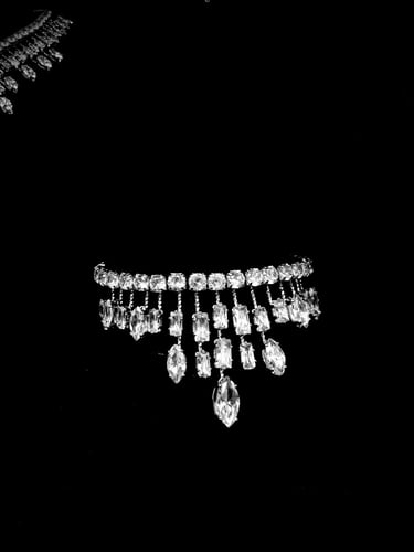 طقم زيركون مطلي O&A