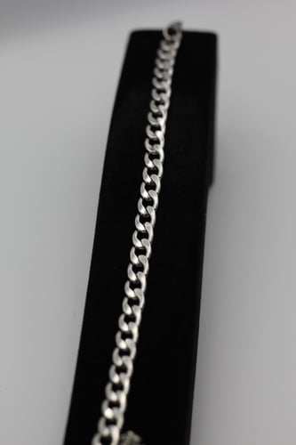 (Silver Bracelet) O&A إسوارة حلقات كبير مطلي فضي