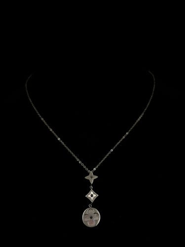 (Silver Necklace) O&A سلسال مطلي فضي