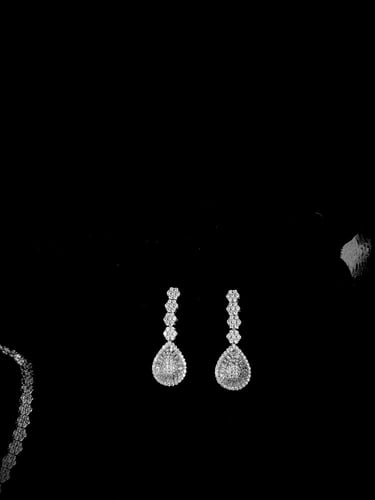 طقم زيركون مطلي O&A