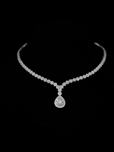 طقم زيركون مطلي O&A