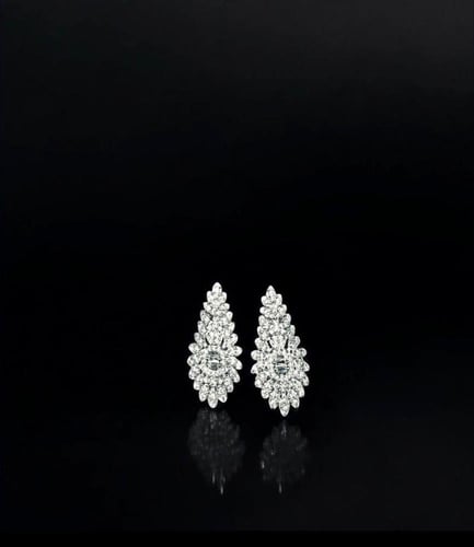 طقم زيركون مطلي O&A