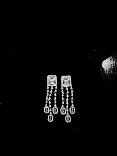 طقم زيركون مطلي O&A